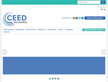 Tablet Screenshot of ceed-bulgaria.org